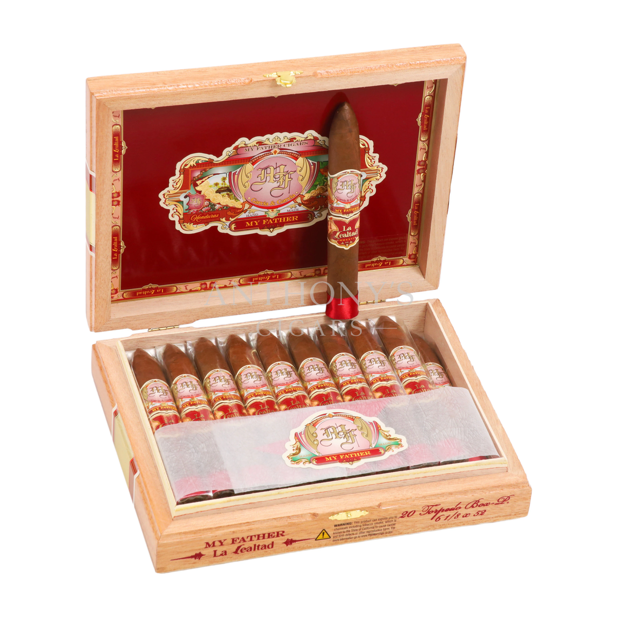 My Father La Lealtad Torpedo cigar box