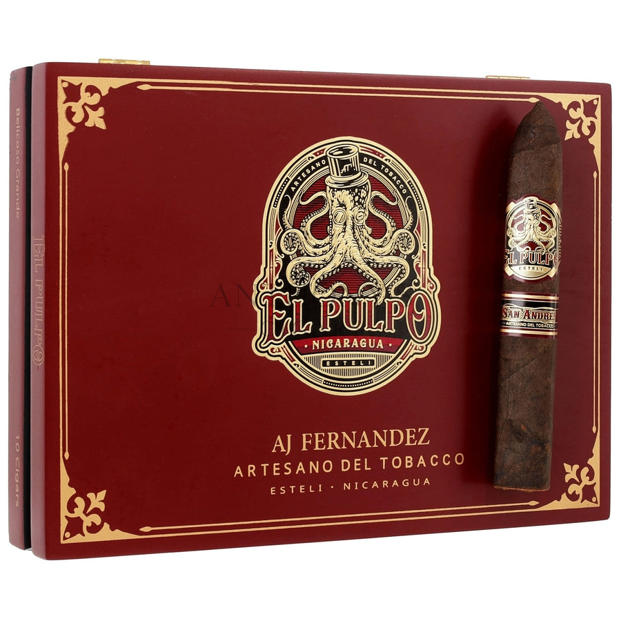Artesano Del Tobacco El Pulpo Belicoso Grande - Closed Box