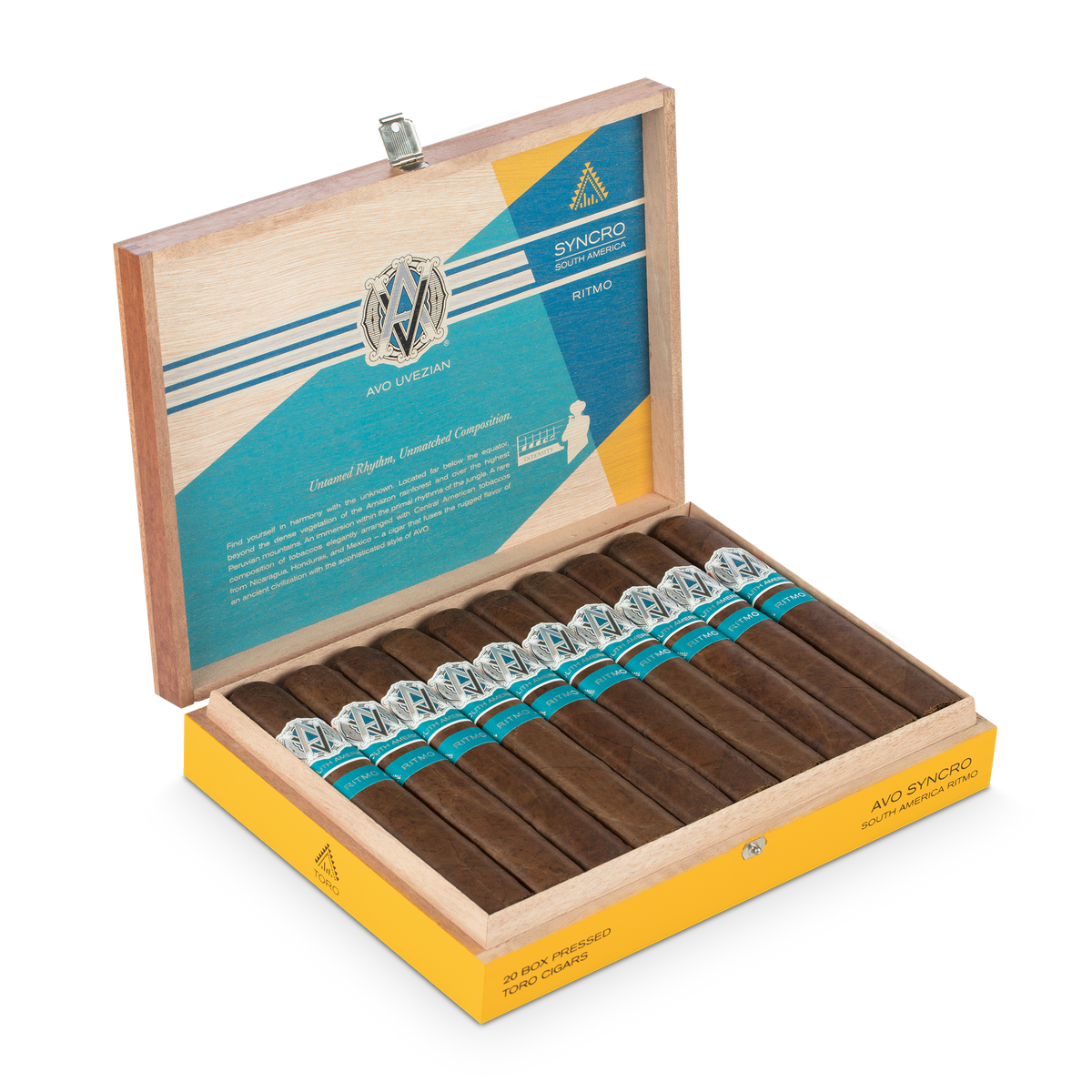 Avo Syncro South America Ritmo Toro 6 x 54 cigar box