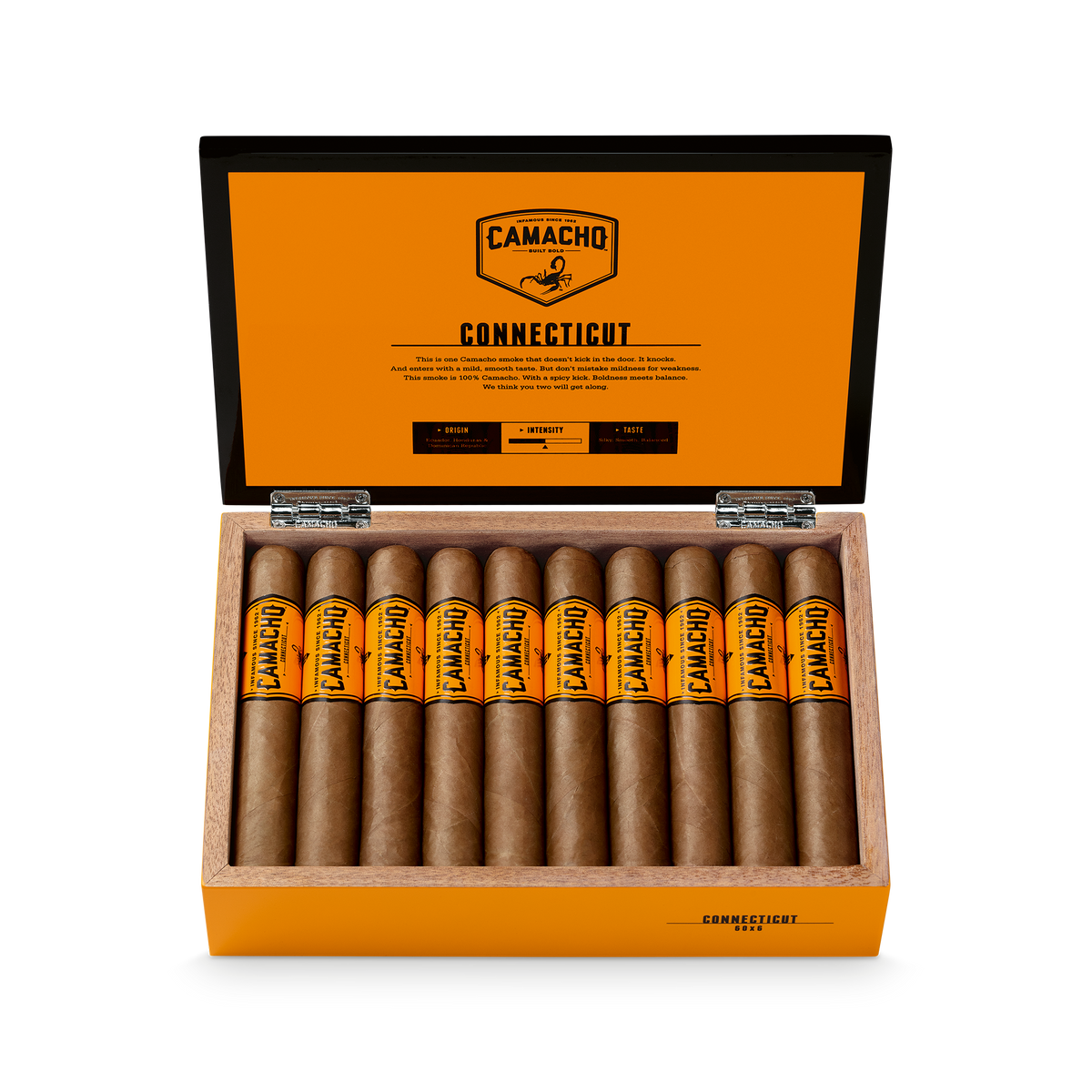 Camacho Connecticut Gordo 6 x 60 cigar box