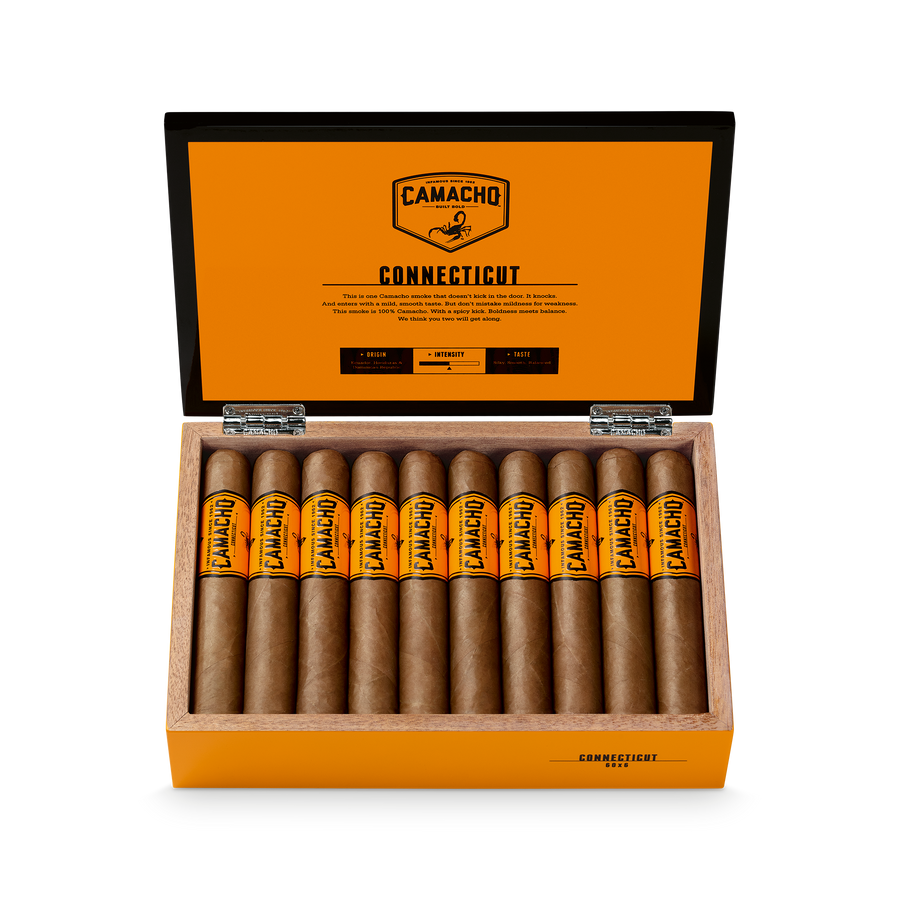 Camacho Connecticut Gordo 6 x 60 cigar box
