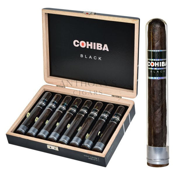 Cohiba Black Robusto Crystal Tube - Open Box