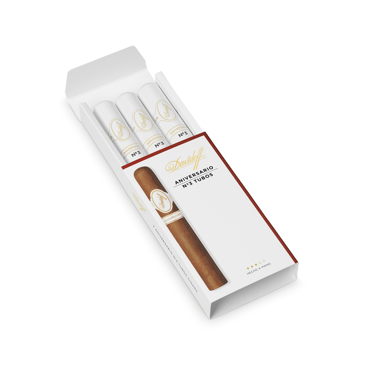 Davidoff Aniversario Aniversario No. 3 Tubo Pack of 3