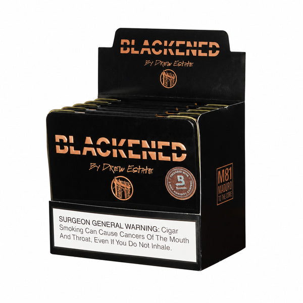 Drew Estate Blackened M81 Maduro 4 x 32 Tins 4 x 32 cigar tin