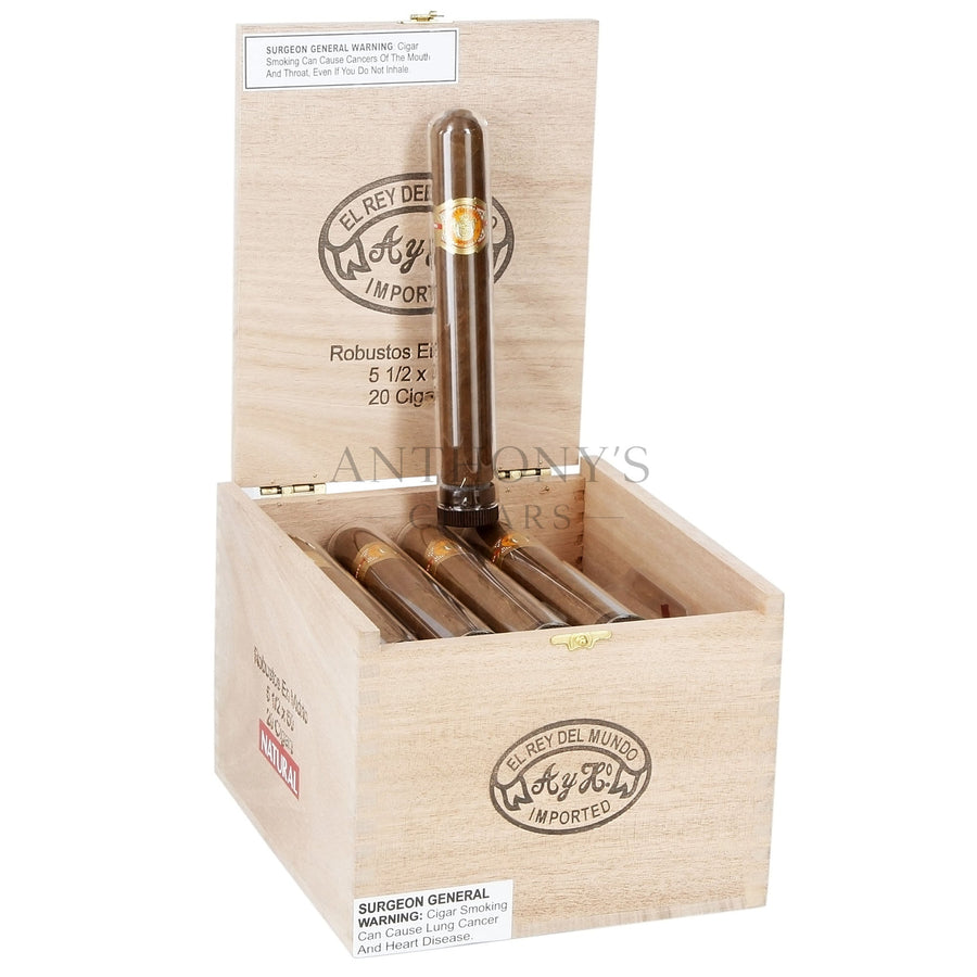 El Rey Del Mundo Naturals Robusto En Vidrio - Open Box