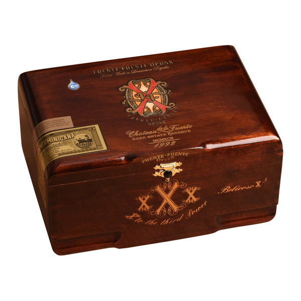 Arturo Fuente OpusX Belicoso Xxx closed cigar box