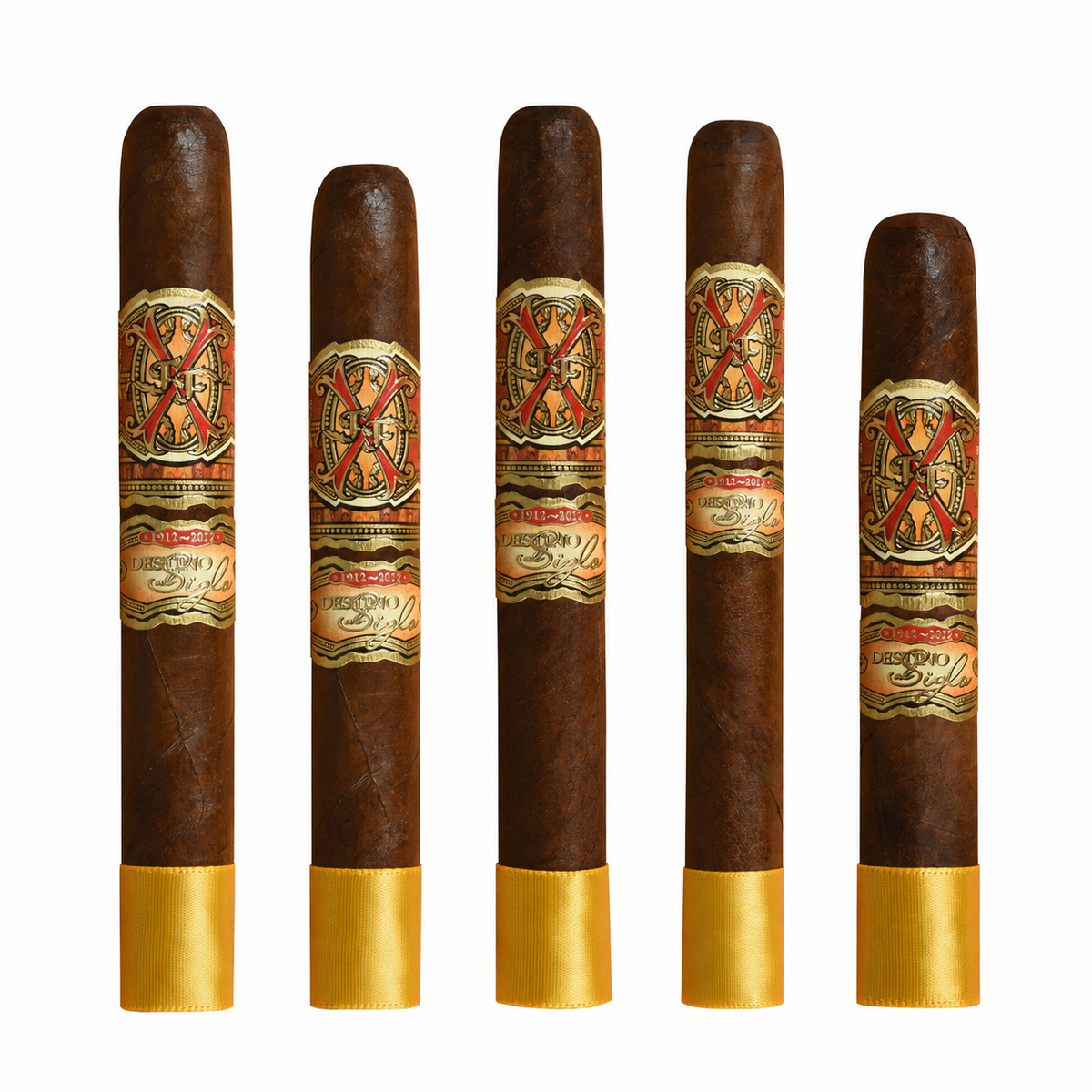 Arturo Fuente OpusX Oro Oscuro OpusX Oro Oscuro Sampler cigar shape chart