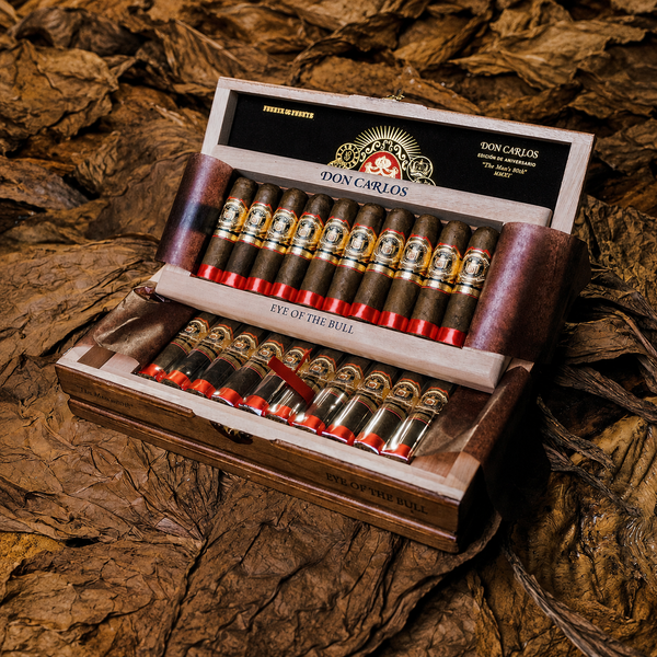 Arturo Fuente Don Carlos Collection Eye of the Bull open cigar box