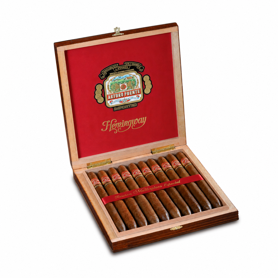 Arturo Fuente Hemingway Masterpiece open cigar box