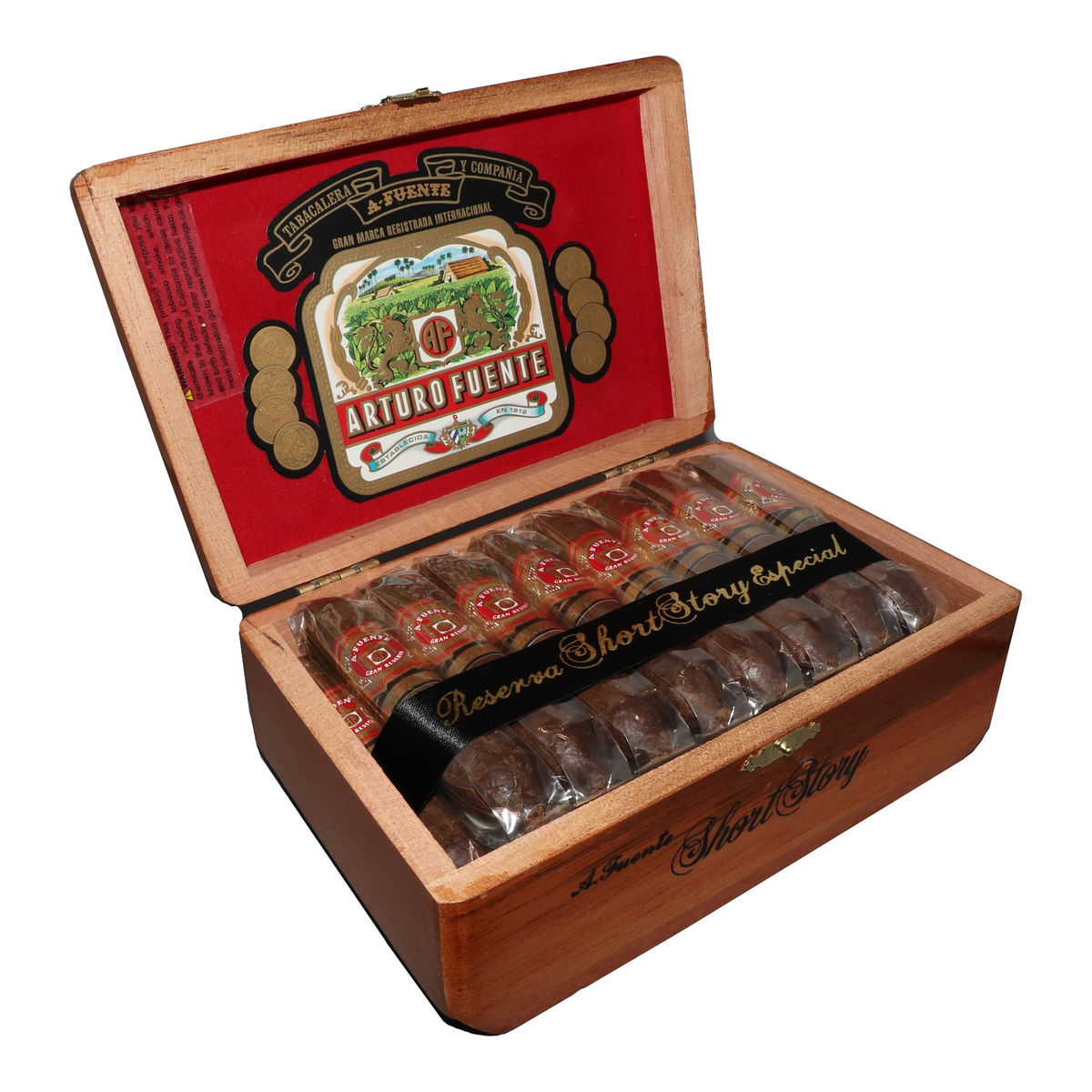 Arturo Fuente Hemingway Short Story open cigar box