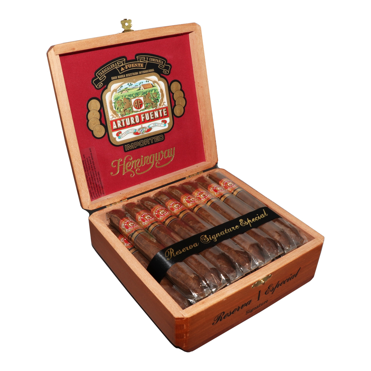 Arturo Fuente Hemingway Signature open cigar box