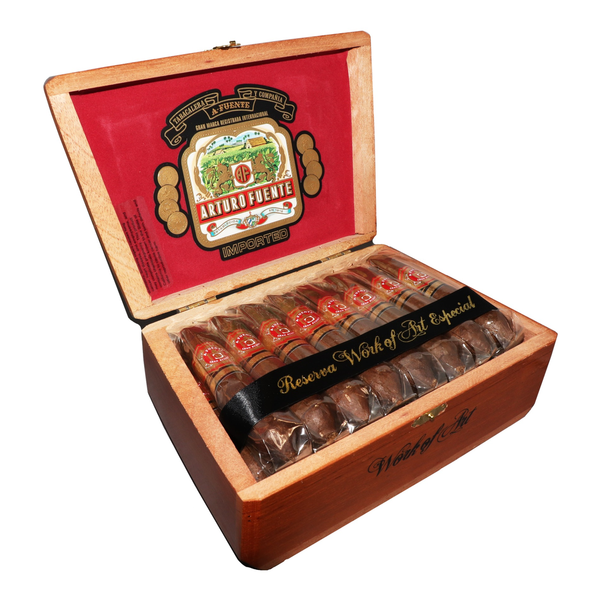 Arturo Fuente Hemingway Work of Art open cigar box
