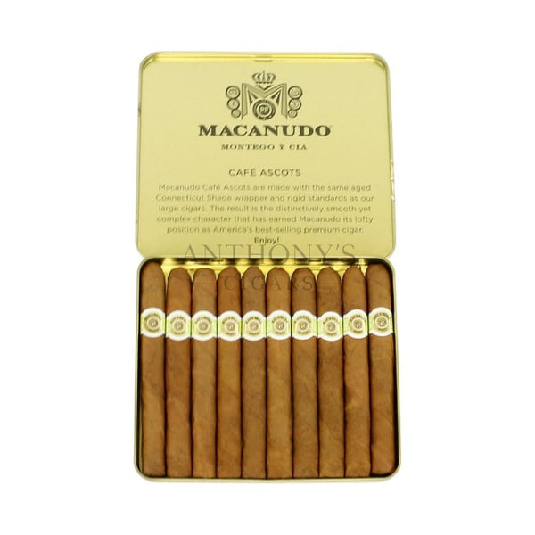 Macanudo Cafe Ascots 10ct Tin - Open Box