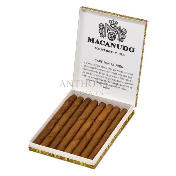 Macanudo Cafe Miniatures 8ct Pack - Open Box