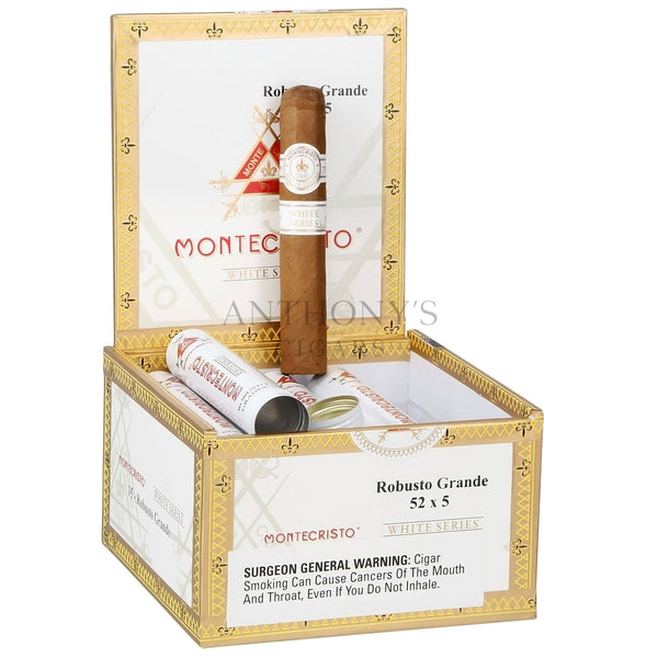 Montecristo White Robusto Grande Tubo - Open Box