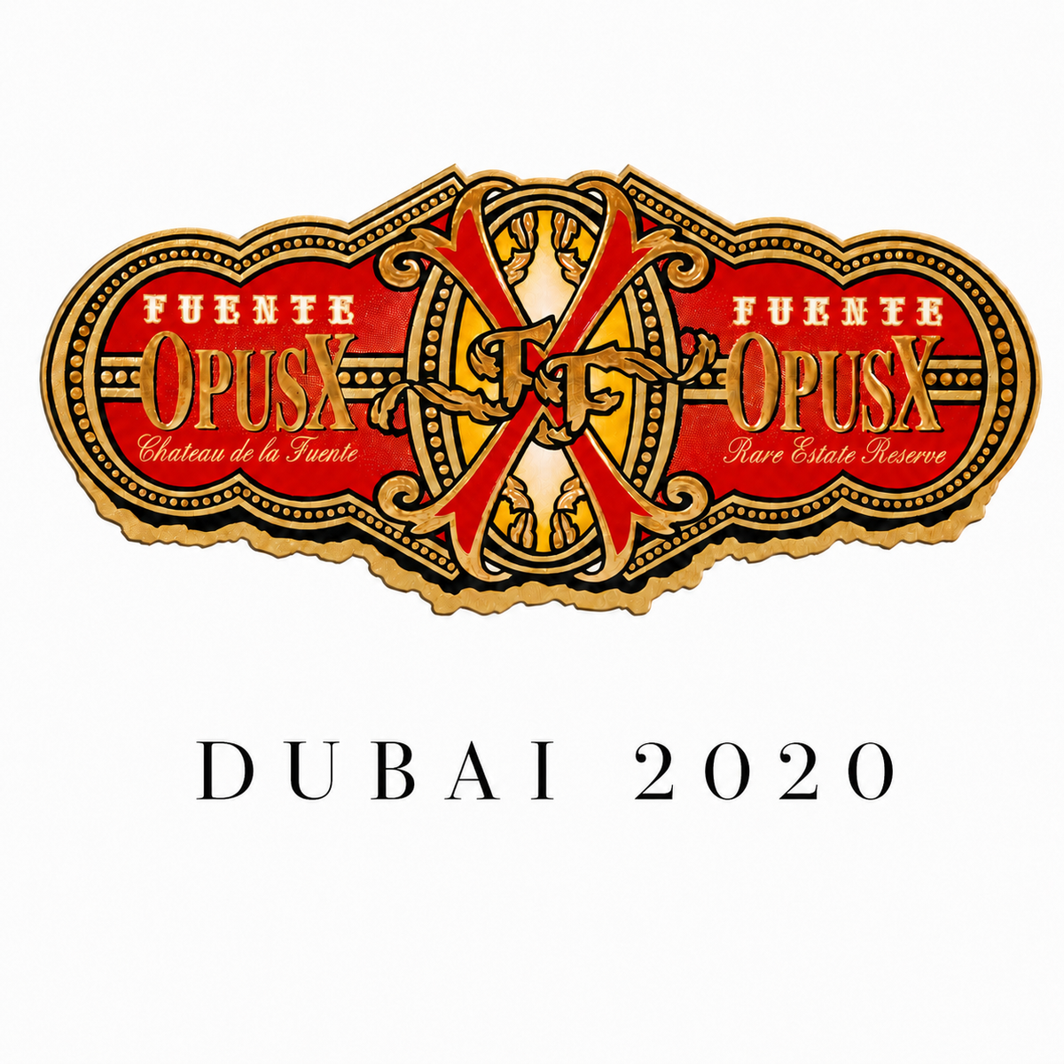 Arturo Fuente OpusX 2020 Dubai Viento d' Amor cigar logo