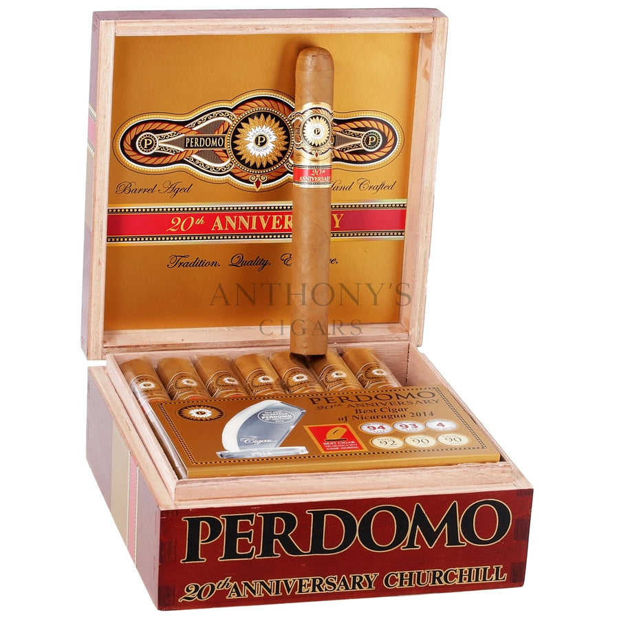 Perdomo 20th Anniversary Connecticut Churchill - Open Box