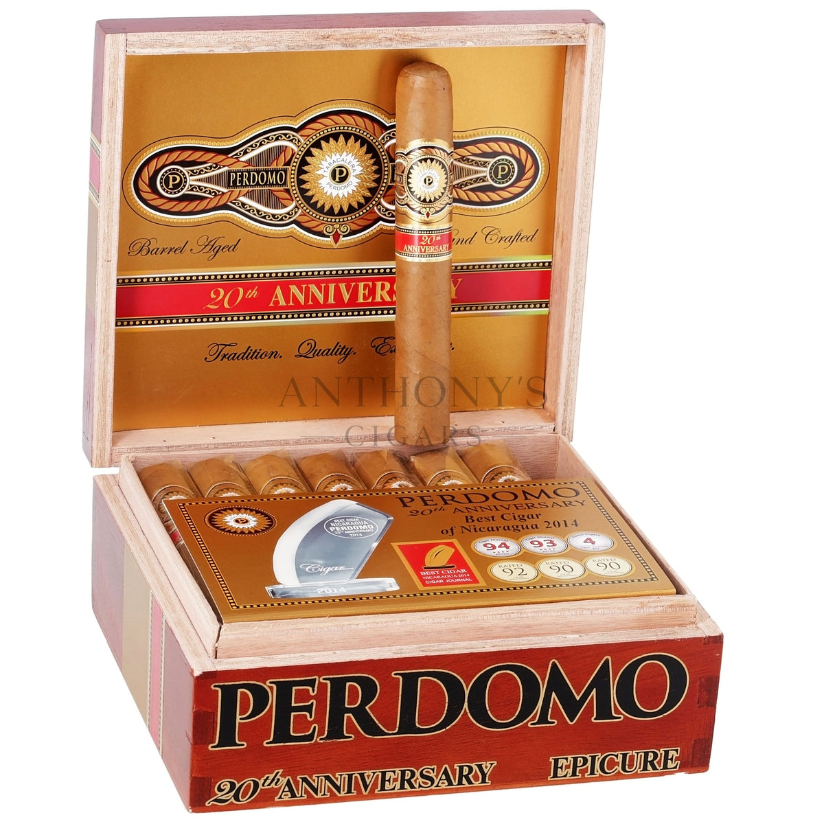 Perdomo 20th Anniversary Connecticut Epicure - Open Box