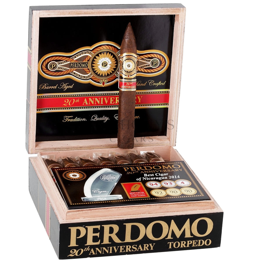 Perdomo 20th Anniversary Maduro Torpedo - Open Box