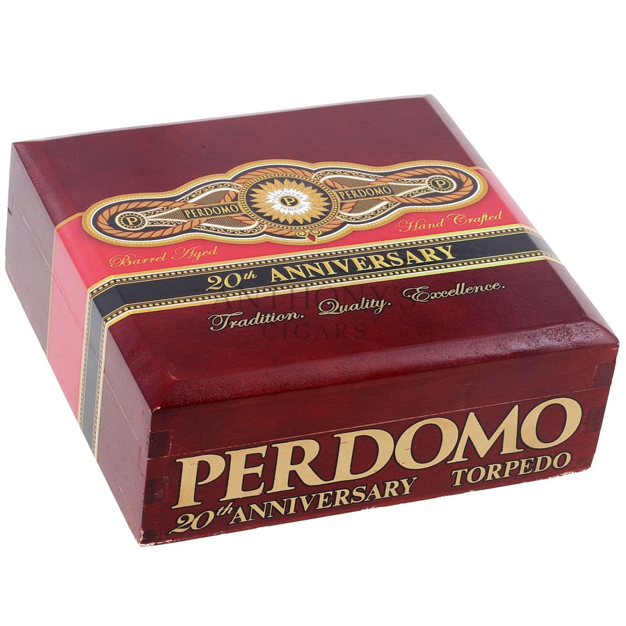 Perdomo 20th Anniversary Sun Grown Torpedo - Closed Box