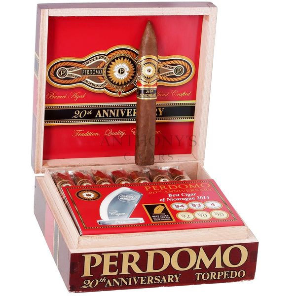 Perdomo 20th Anniversary Sun Grown Torpedo - Open Box