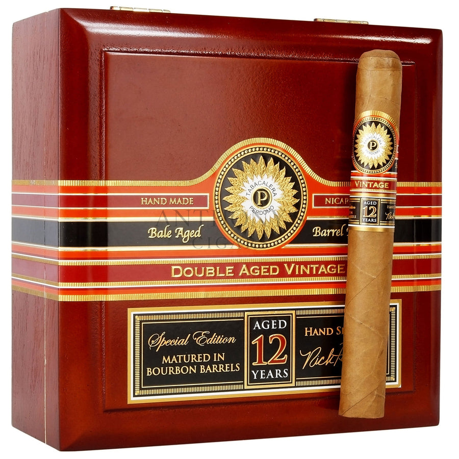 Perdomo Double Aged 12 Year Vintage Connecticut Churchill - Closed Box