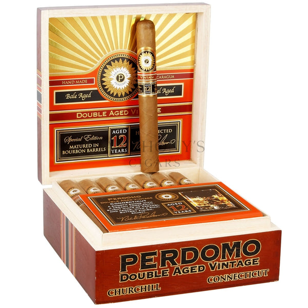 Perdomo Double Aged 12 Year Vintage Connecticut Churchill - Open Box