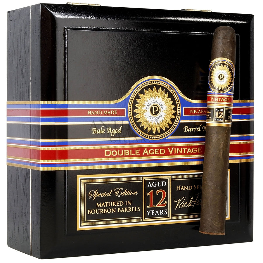 Perdomo Double Aged 12 Year Vintage Maduro Churchill - Closed Box