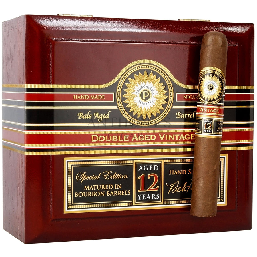 Perdomo Double Aged 12 Year Vintage Sungrown Epicure - Closed Box
