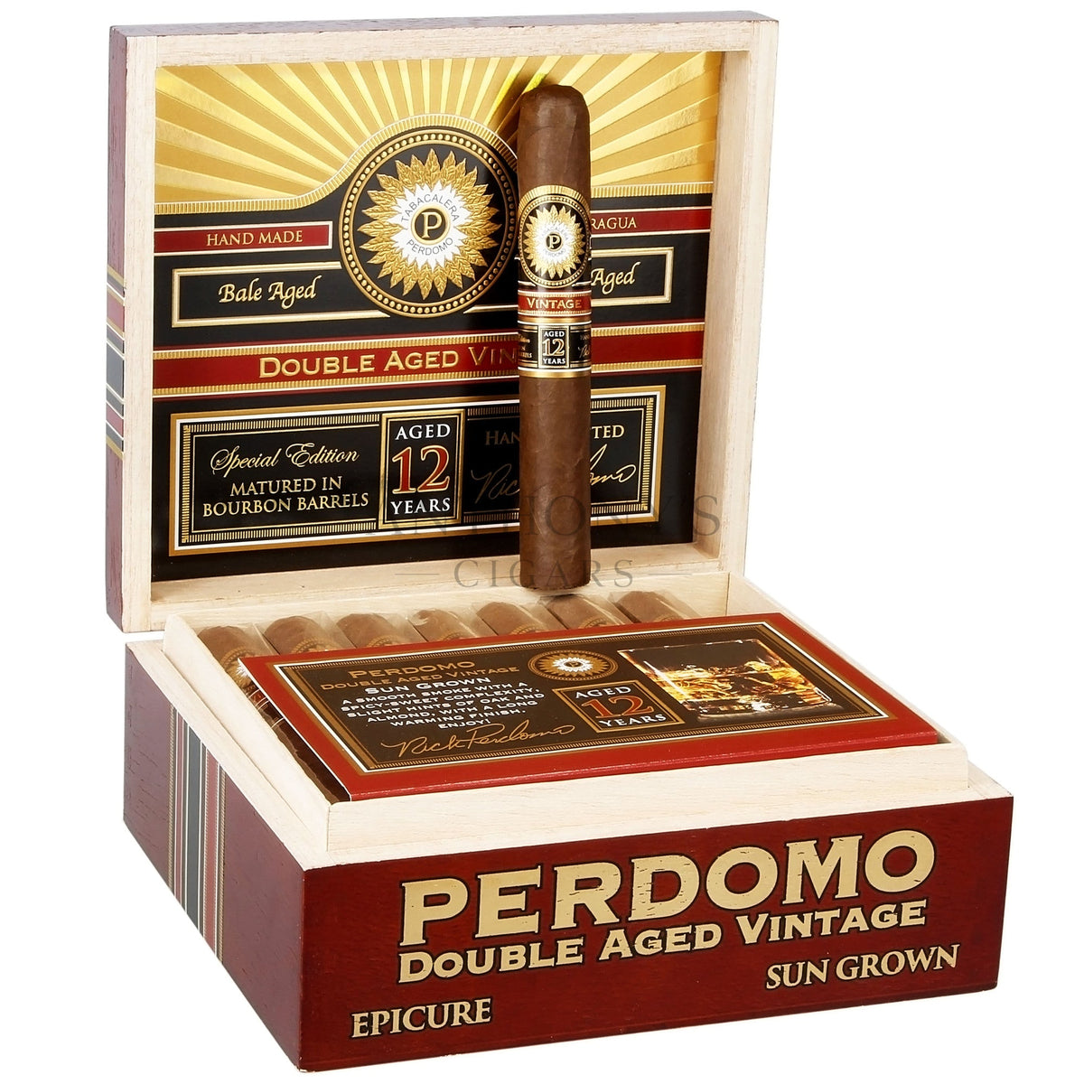 Perdomo Double Aged 12 Year Vintage Sungrown Epicure - Open Box