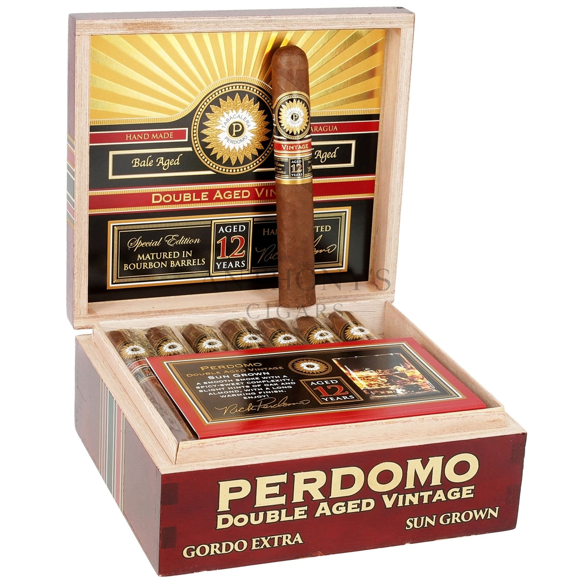 Perdomo Double Aged 12 Year Vintage Sungrown Gordo Extra - Open Box