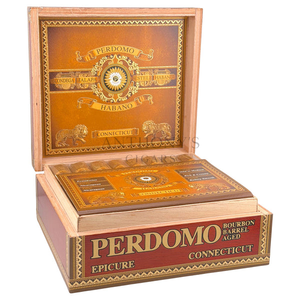 Perdomo Habano Bourbon Barrel Aged Connecticut Epicure - Open Box