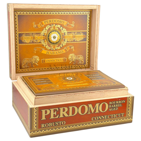Perdomo Habano Bourbon Barrel Aged Connecticut Robusto - Open Box