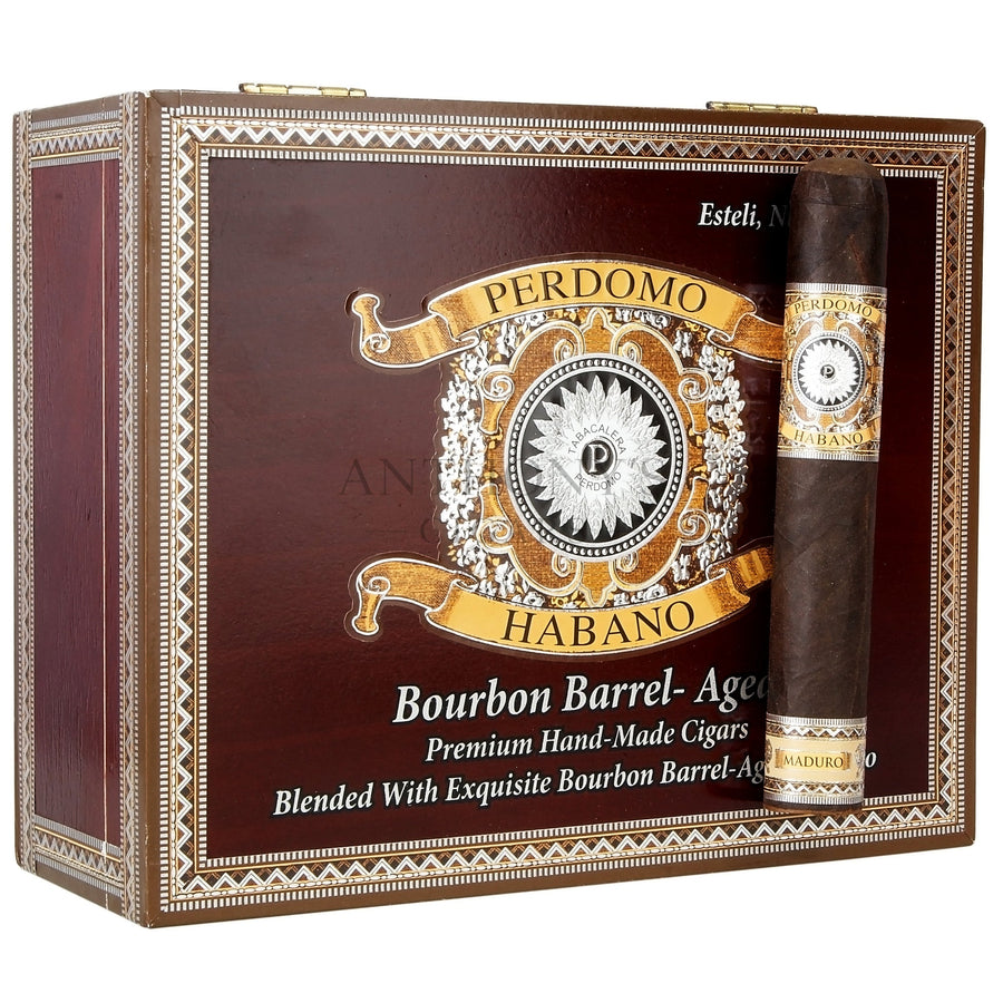 Perdomo Habano Bourbon Barrel Aged Maduro Gordo - Closed Box