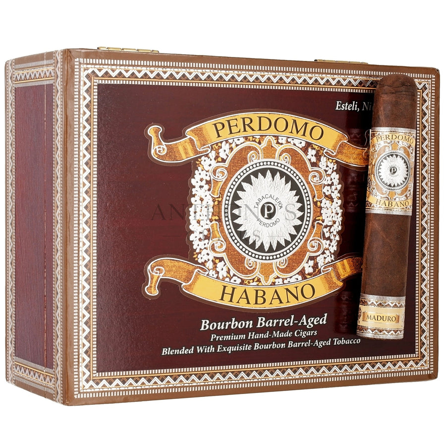 Perdomo Habano Bourbon Barrel Aged Maduro Robusto - Closed Box