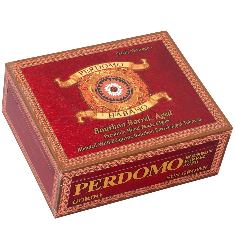 Perdomo Habano Bourbon Barrel Aged Sungrown Gordo - Closed Box