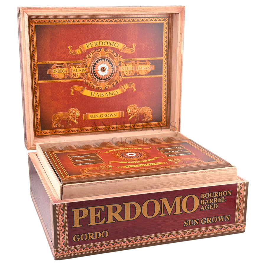 Perdomo Habano Bourbon Barrel Aged Sungrown Gordo - Open Box