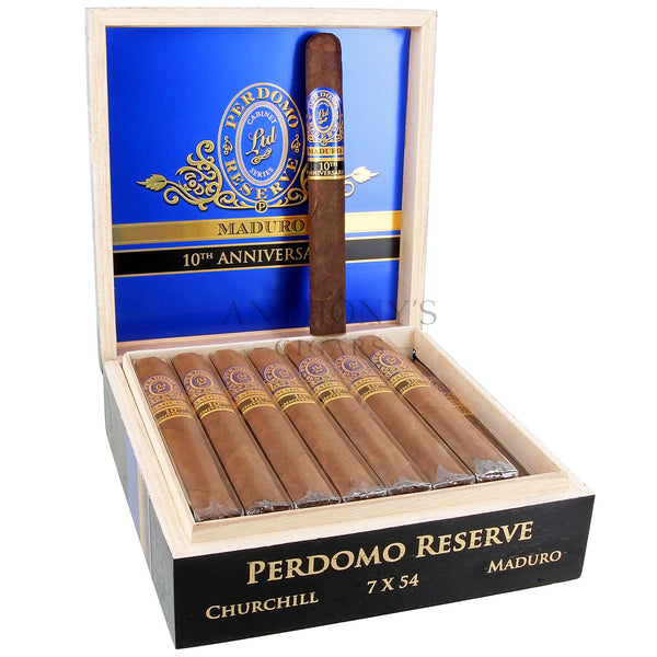 Perdomo Reserve 10th Anniversary Maduro Churchill - Open Box