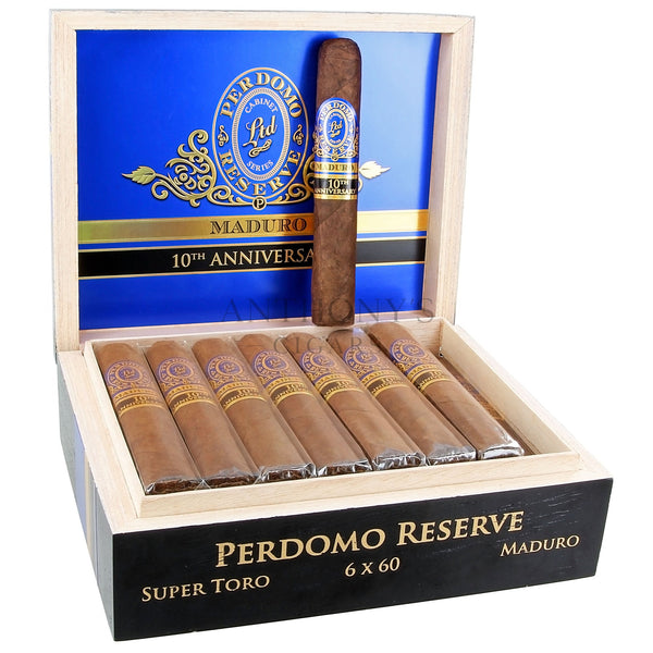 Perdomo Reserve 10th Anniversary Maduro Super Toro - Open Box