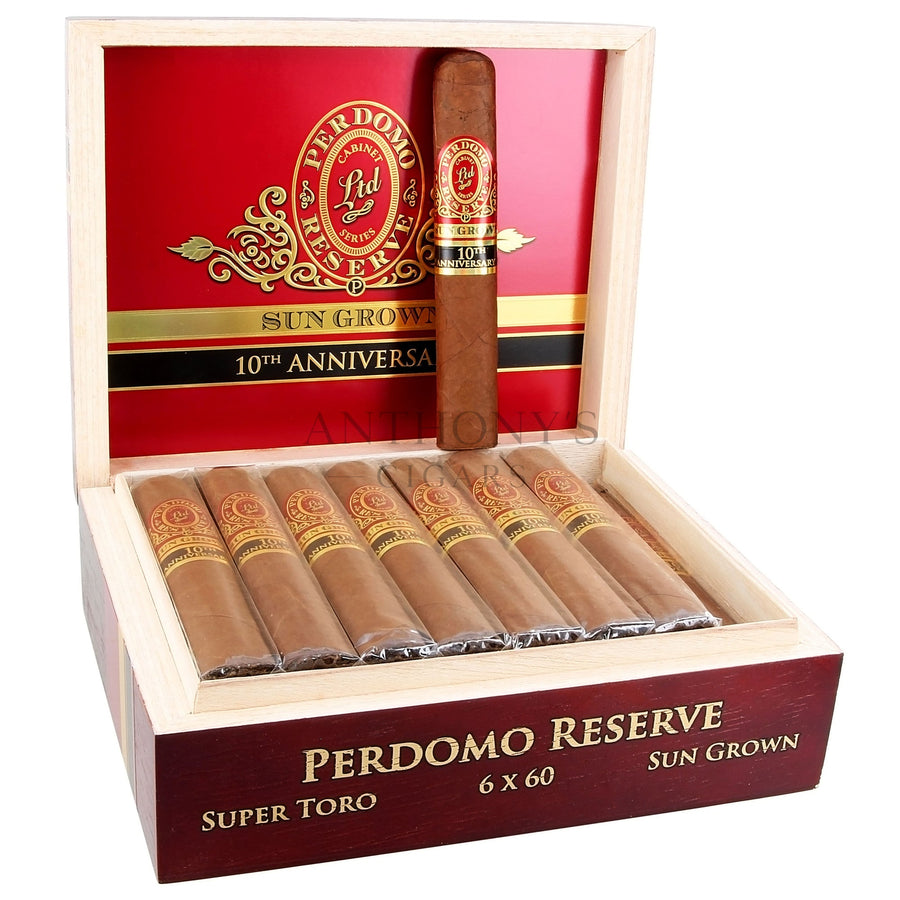 Perdomo Reserve 10th Anniversary Sun Grown Super Toro - Open Box