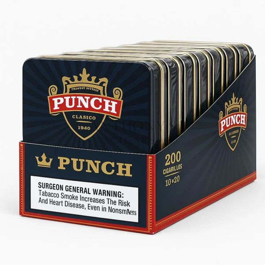 Punch Classic Cigarillos 20 ct Tin - Closed Box