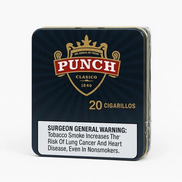 Punch Classic Cigarillos 20 ct Tin - Open Box