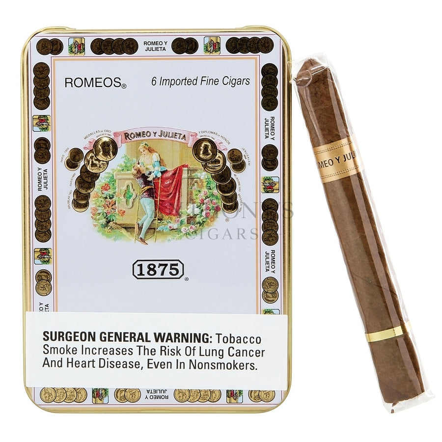 Romeo y Julieta 1875 Romeo's Tin 6ct - Closed Box