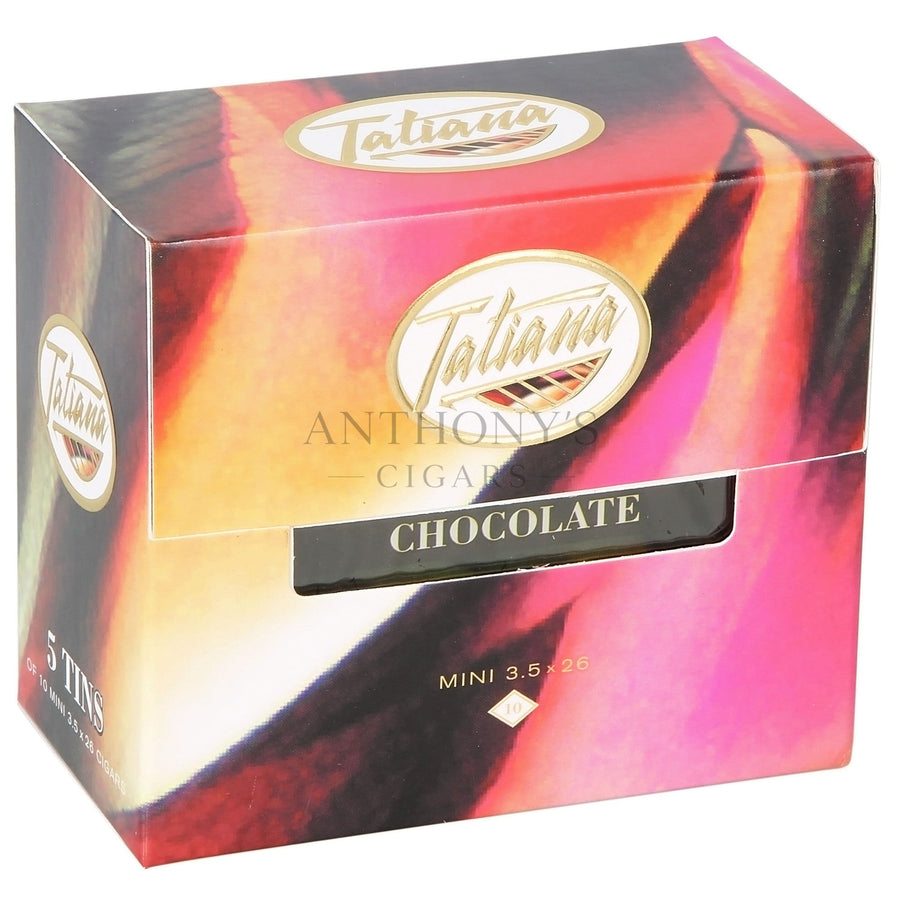 Tatiana Mini Tin Chocolate - Closed Box