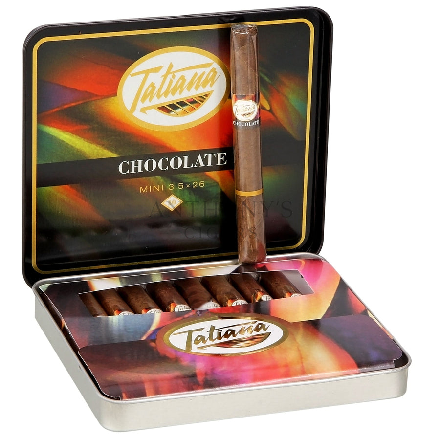 Tatiana Mini Tin Chocolate - Open Box