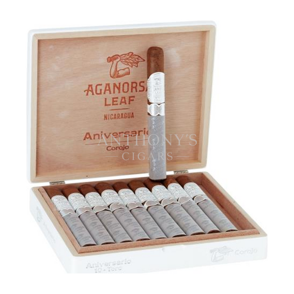 Aganorsa Leaf Aniversario Corojo Gran Toro cigar box