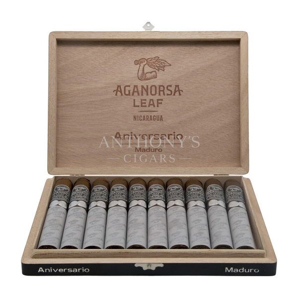 Aganorsa Leaf Aniversario Maduro Toro cigar box
