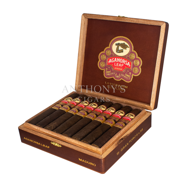 Aganorsa Leaf La Validacion Maduro Gran Toro Box Press cigar box