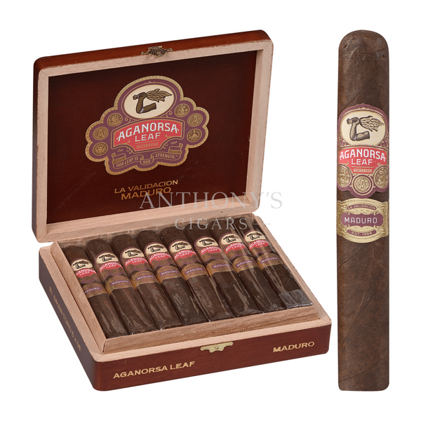 Aganorsa Leaf La Validacion Maduro Toro Box Press cigar box