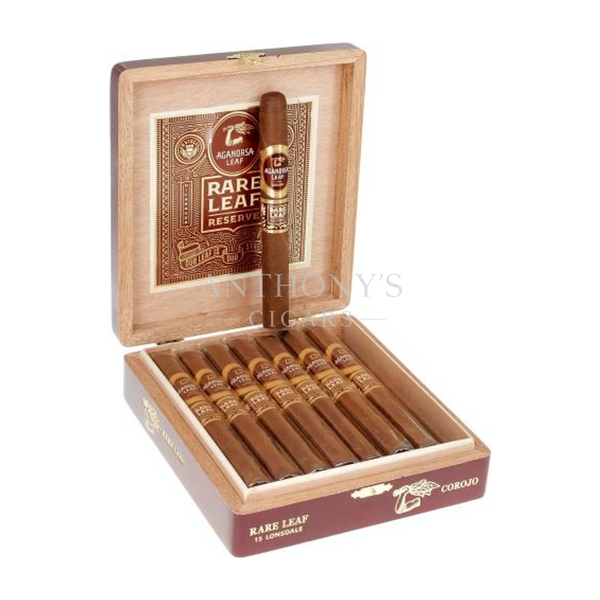 Aganorsa Leaf Rare Leaf Corojo Lonsdale cigar box